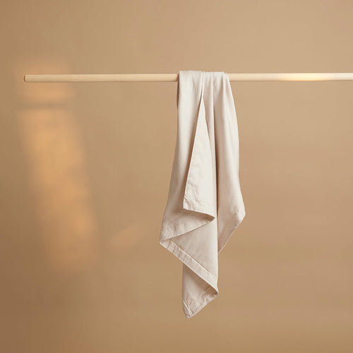 Coco & Cici - TENCEL - Twill Kussensloop Beige - 1 kussensloop 40x80
