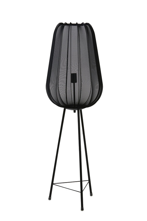 Light & Living vloerlamp PLUMERIA  - 42x42x132cm - zwart