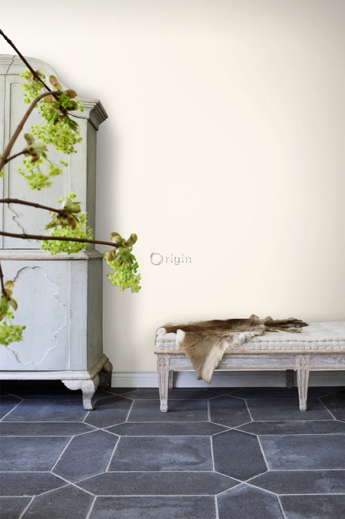 Origin Wallcoverings behang effen roomwit - 53 cm x 10,05 m - 326301 - vtwonen shop