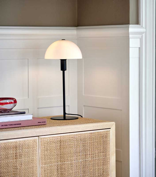 Nordlux Ellen Tafellamp -Ø20cm - E14 - Zwart - vtwonen shop