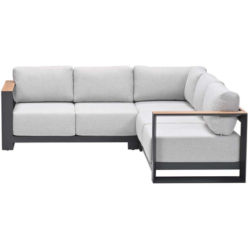 Garden Impressions loungebank Malakka - light teak look 3-delig - vtwonen shop