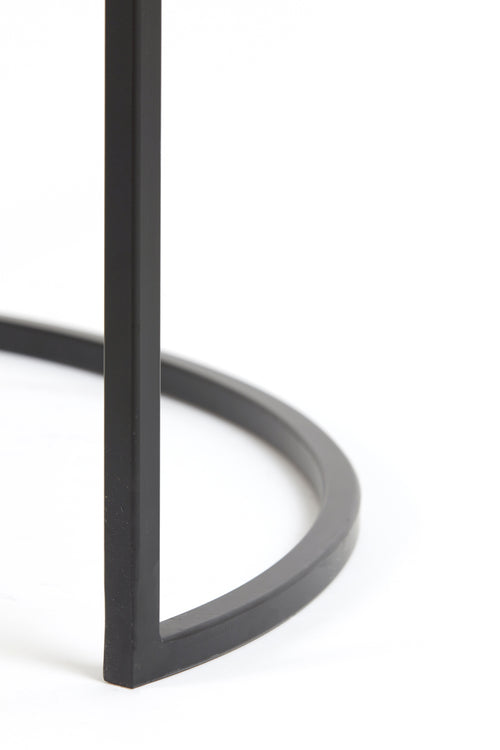 Light & Living salontafel DUARTE - Ø75x44cm - zwart - Set van 2 - vtwonen shop