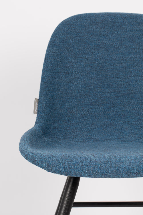 Zuiver Albert Kuip Soft Eetkamerstoelen Blauw - Set van 2 - vtwonen shop