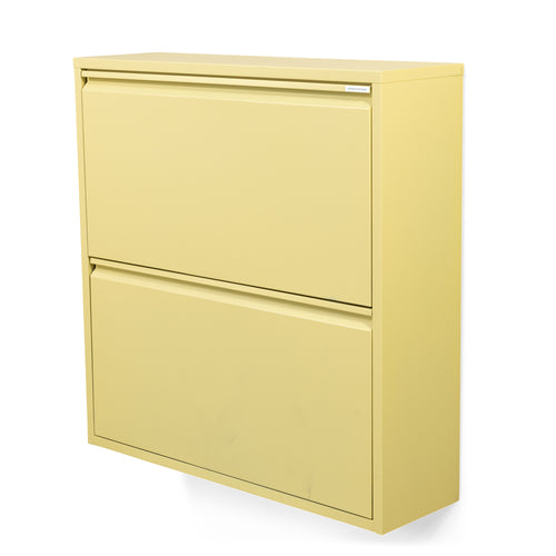 Spinder Design schoenenkast Billy 2 - Butter Yellow - 12 paar schoenen