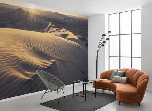 Sanders & Sanders fotobehang landschap zandkleurig - 450 x 280 cm - 612701