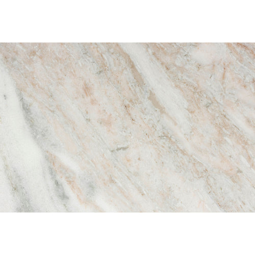 Housecraft Living Mees Salontafel Rond 50 cm Marmer/ Hout - Bruin