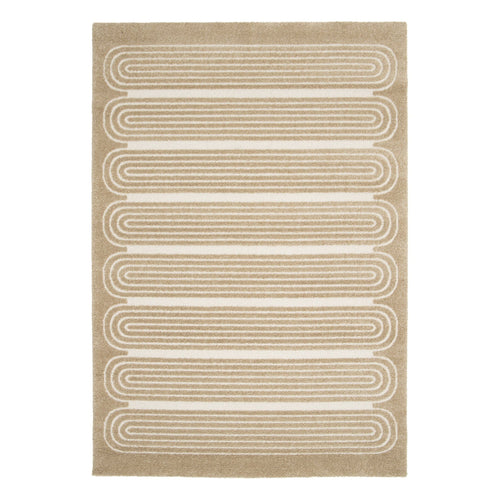 AFK Living vloerkleed Sinea - reliëfeffect - kastanje - 200 x 290 cm