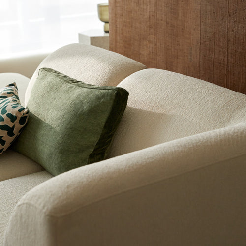 Tikamoon Modulaire bank van écru stof, 3-4 zitplaatsen - Beige