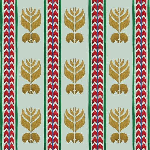 Catchii Behang Ikat Stripes Pastel blue - vtwonen shop