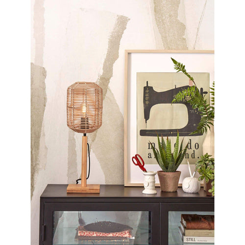 GOOD&MOJO tafellamp Tanami - bruin - Ø25cm - vtwonen shop