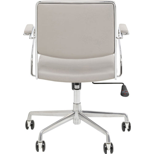 Kare Design Draaibare Bureaustoel Dottore grijs