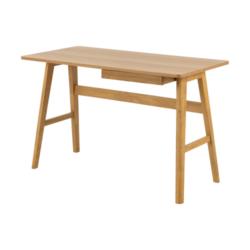 Lisomme Lisanna Houten Bureau met Lade - B 120 cm - Naturel - vtwonen shop