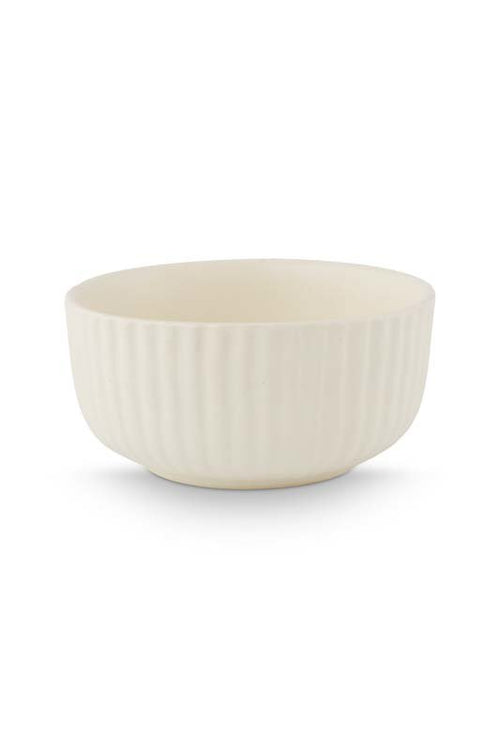 vtwonen Kommen - Keramiek - Gebroken wit - 15cm - Set van 2