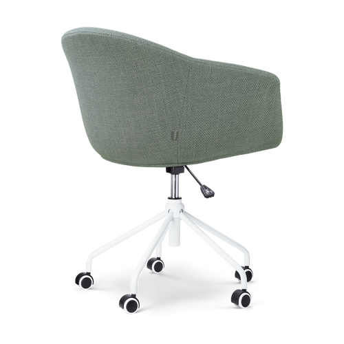 Nolon Nout-Otis bureaustoel saliegroen - wit onderstel - vtwonen shop