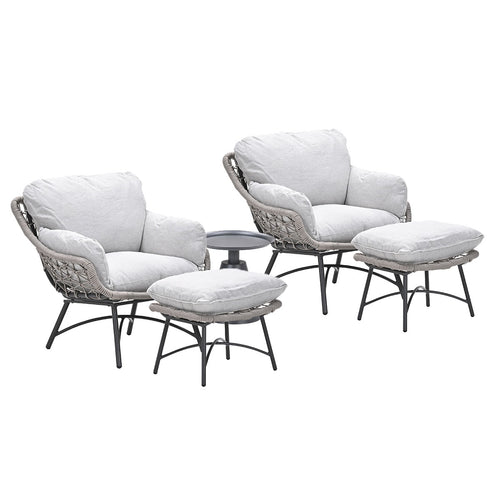 Garden Impressions loungestoelen Selene - Tepa taupe - 3-delig