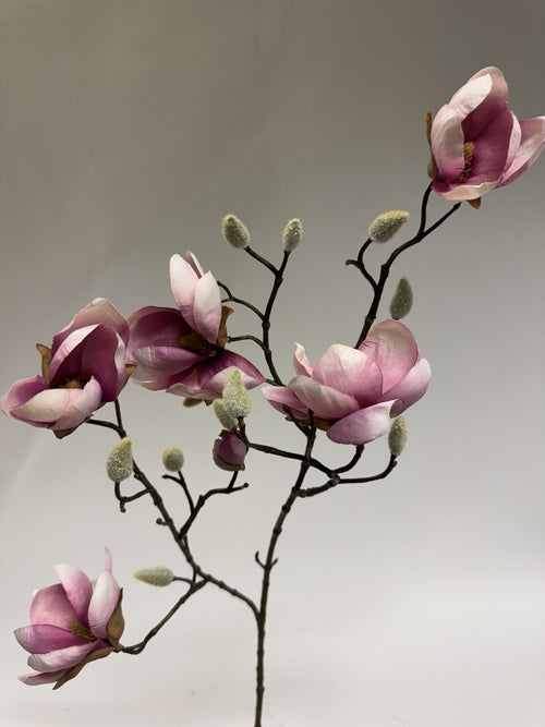 My Flowers.shop Roze magnolia zijden bloem | Lengte 80 centimeter | Per stuk - vtwonen shop