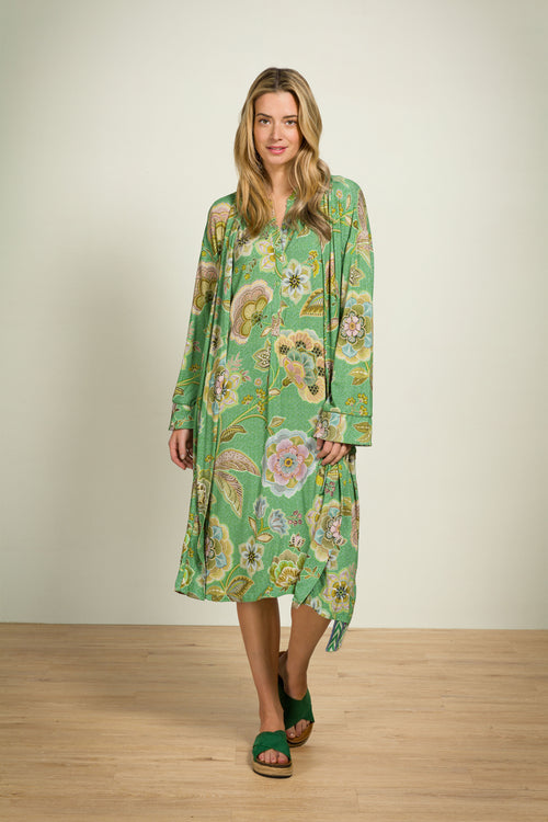 Pip Studio - Dalia Nachthemd - Dames - Matata - Groen - XS - vtwonen shop