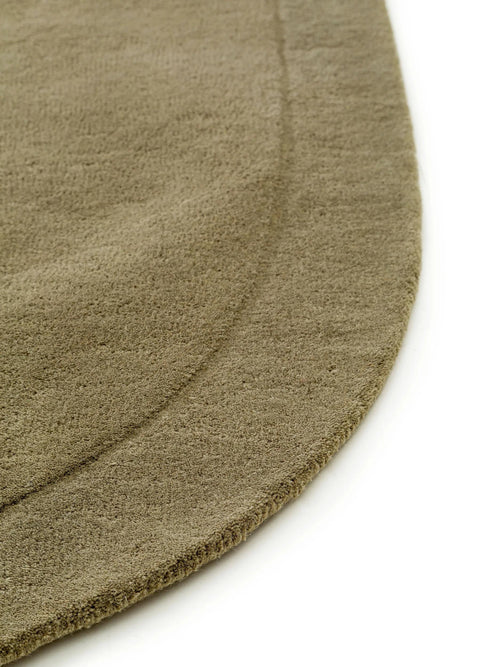 benuta wollen loper Shape - groen - 80x250 cm