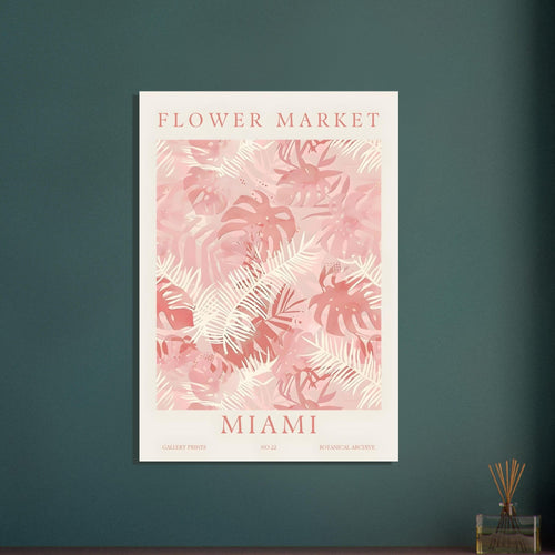 Artfulprints  Flower market - Miami   poster 70x100 cm - vtwonen shop
