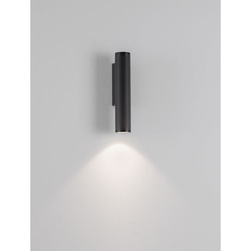 Nova Luce TORRIN Buitenwandlamp met neerwaartse lichtbundel, donker antraciet, LED 3W 240lm IP65 3000K
