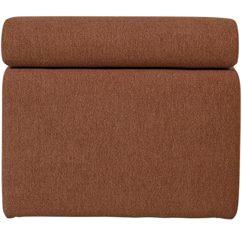 WOOOD 1-zits element bank Novi - Polyester - Terra - 86x82x113