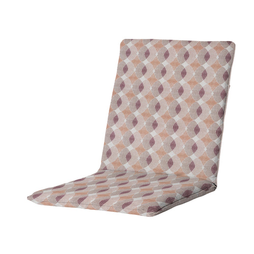 Madison stapelstoelkussen Rae - bruin - 97x49x5cm - set van 4