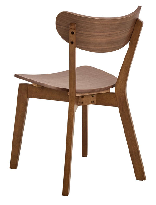 Rebellenclub Eetkamerstoel Roskilde - Set Van 2 - Walnoot - vtwonen shop