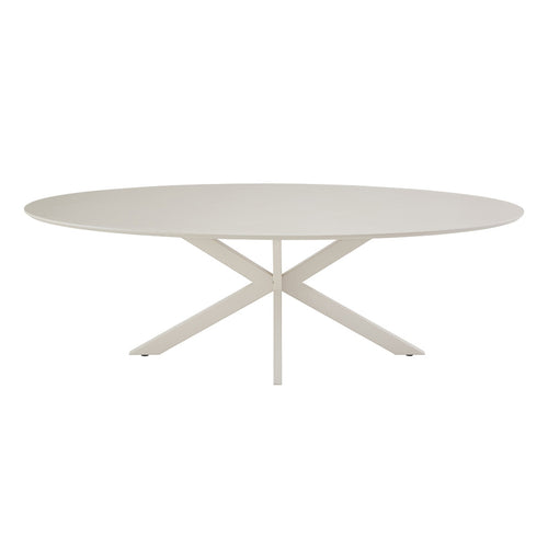 DÉJA Living Eettafel Gimo - Ovaal Beige HPL - 240x100x76cm - vtwonen shop