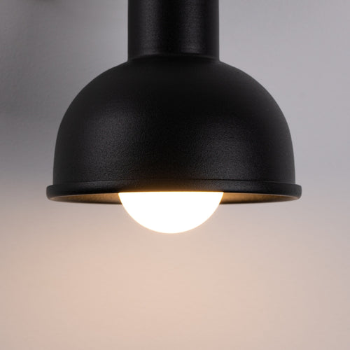 Sollux Lighting Wandlamp ELBA zwart - 19x11x17cm