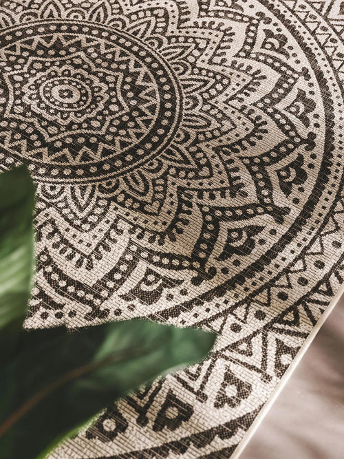 benuta binnen- en buitenkleed Cleo - wit/zwart - 300x400 cm