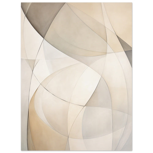 Artfulprints  Abstract - Fine lines 6   poster 30x40 cm