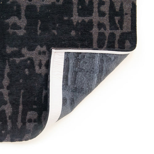 Louis De Poortere vloerkleed Black Water - zwart - 280x390cm - vtwonen shop