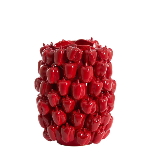 Light & Living vaas Bellpepper - rood - 35x33x47cm