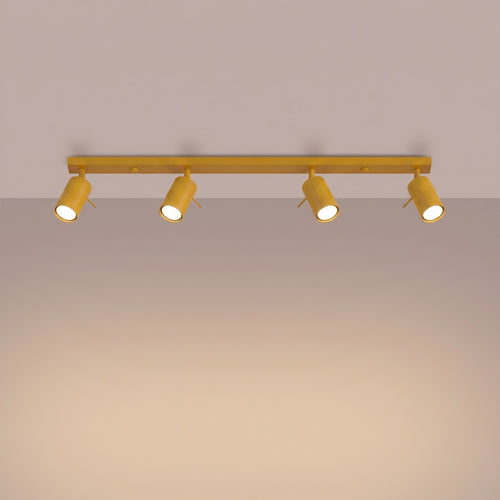 Sollux Lighting Plafondlamp RING 4L geel - 80x6x16cm