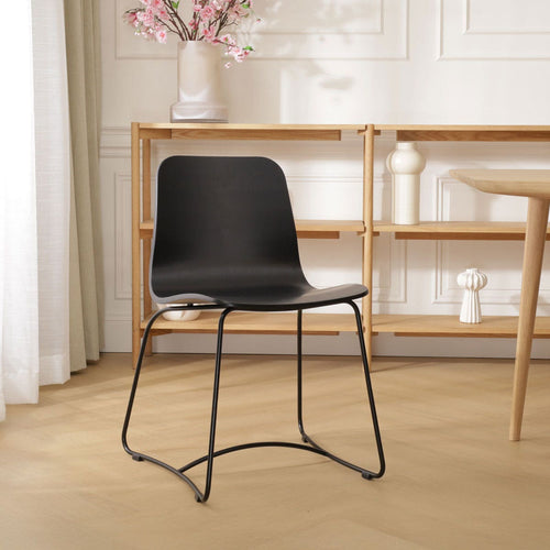 Fameg Charlotte Houten Eetkamerstoel Zwart - vtwonen shop