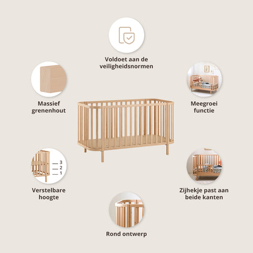 Babybed dat met je meegroeit COCOA
