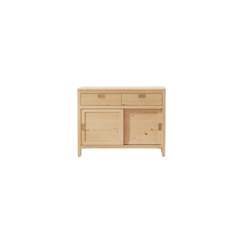 Tikamoon Buffetkast massief eiken 110 cm - Naturel