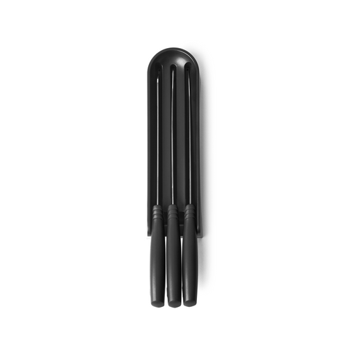 Brabantia Tasty+ Lade messenblok plus 3 messen 123023 - Dark Grey