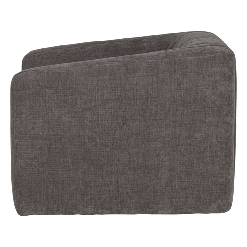 WOOOD fauteuil Omaire - Chenille - Grijs