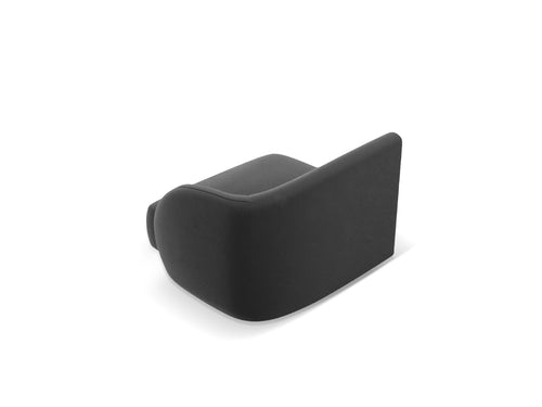 Micadoni rechter module Miley flueel grijs - 90x90x70cm