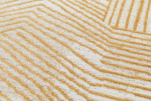 AFK Living vloerkleed Edgar - voor binnen en buiten - geel - 160 x 230 cm - vtwonen shop