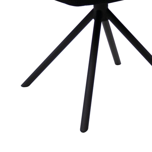 Kick eetkamerstoel Lex - Zwart - vtwonen shop