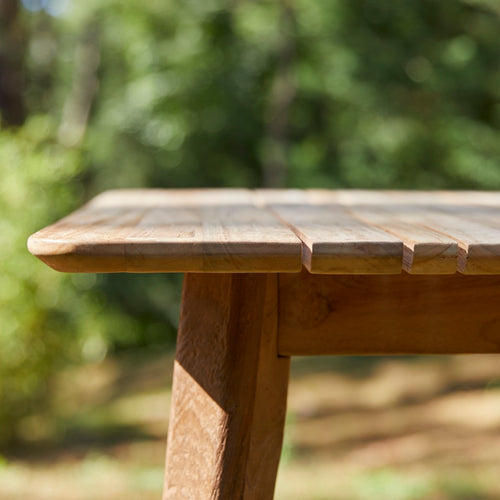 Tikamoon Tuintafel van gerecycled massief teak voor 6/8 personen - Naturel
