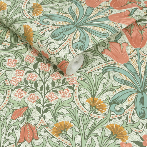 William Morris at Home Vliesbehang - Woodland Weeds Spring Garden