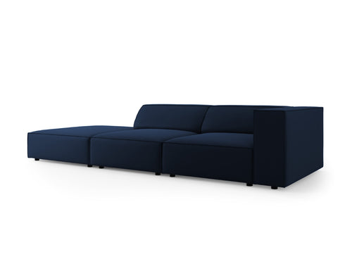 Cosmopolitan Design linker bank Arendal 4-zits, flueel, koningsblauw - 102x262x70cm