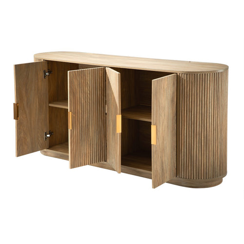 Calicosy - Dressoir ACHILLE - licht hout 160x40x76 cm