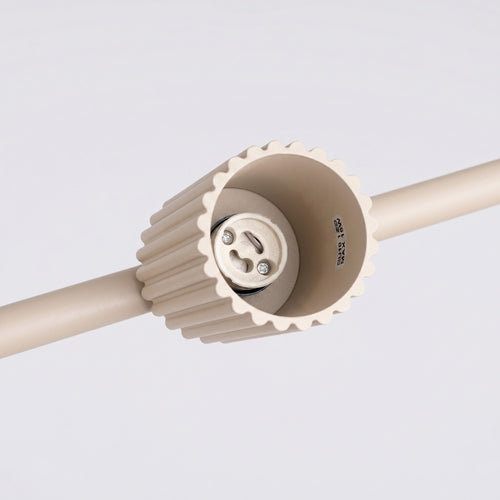 Sollux Lighting Kroonluchter KARBON 4 beige - 122x6,5x212cm