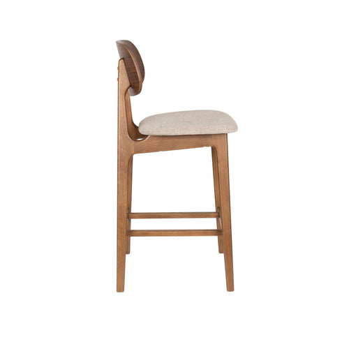 Dutchbone Marais Barkrukken 68,5 cm Walnoot kleur - Set van 2