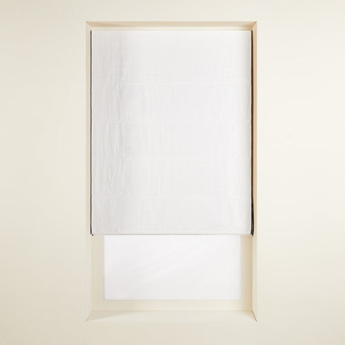 Madura Verduisteringsrolgordijn Carlina puur witte en zwarte hommel 80x220 cm