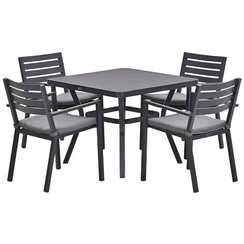 Garden Impressions tuinset Amarillo - Mina - donker grijs - 90x90 cm - 5-delig - vtwonen shop